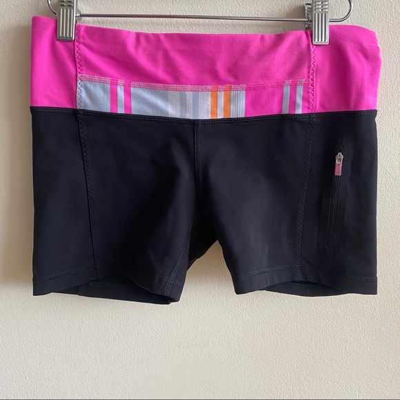 lululemon athletica Pants - Lululemon Black Tight Bike Shorts Sz 4